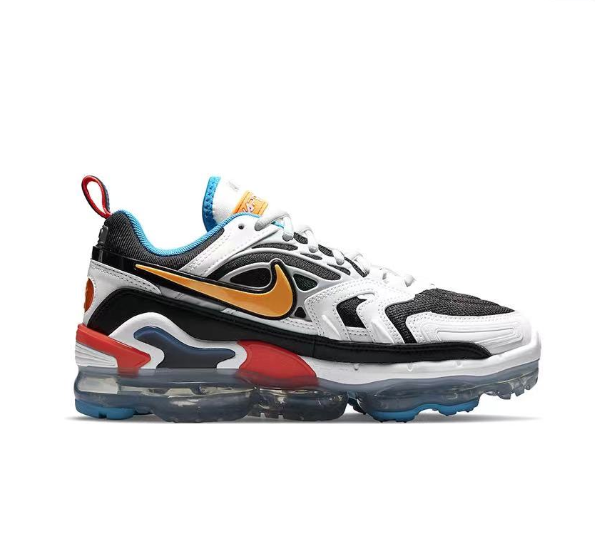 2021 Nike VaporMax EVO White Black Yellow Red Running Shoes